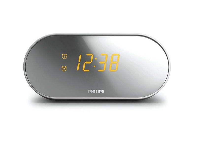 PHILIPS  Mirror Type Fm Clock Radio