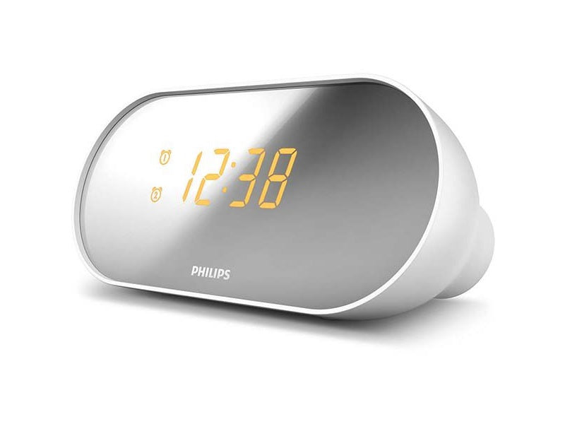 PHILIPS  Mirror Type Fm Clock Radio