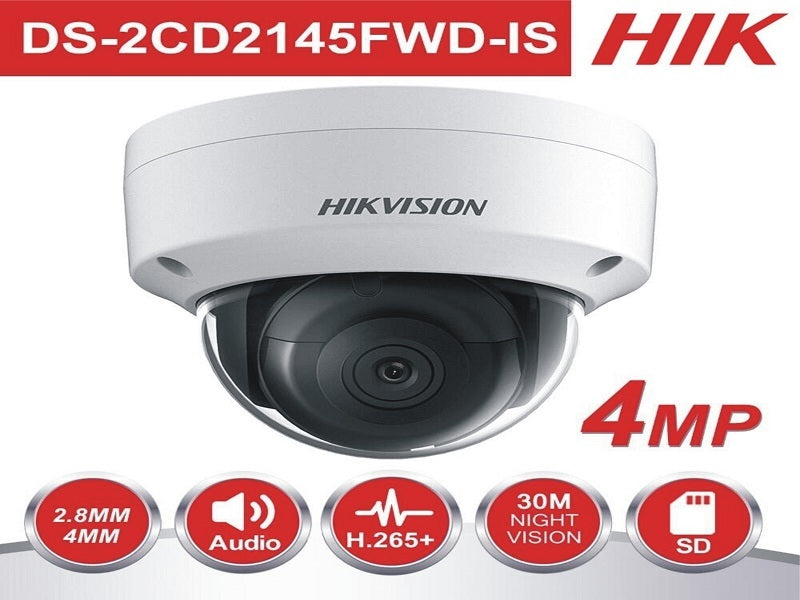 HIKVISION Ip Dome 4Mp2.8 Ds-2Cd2145Fwd-I