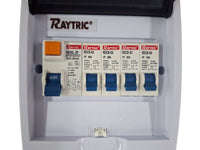 RAYTRIC 6Way Din Populated Surface Pvc