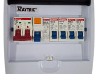 RAYTRIC 8Way Din Populated Surface Pvc