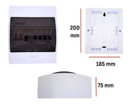 RAYTRIC 8Way Din Populated Surface Pvc