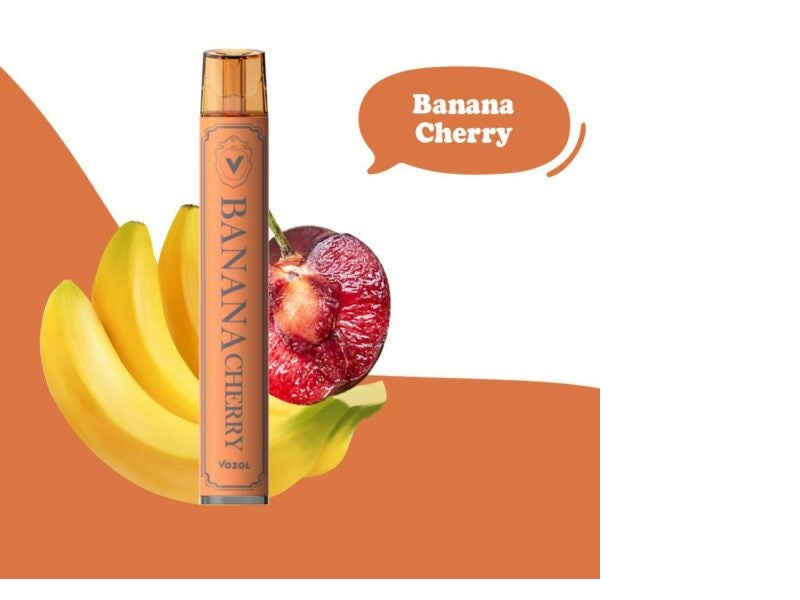 VOZOL Bar 850 Puff Dispos Banana Cher 5%