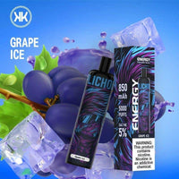 KK Energy Vapes 5000 Puff Grape Ice 50Mg