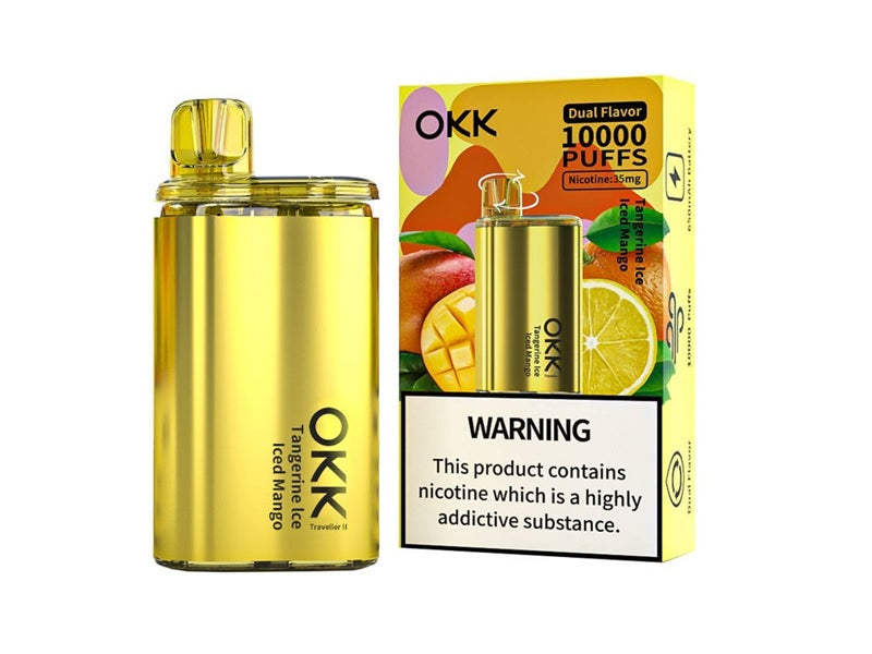 OKK Dual Flvr Tangerine Ice + Iced Mango