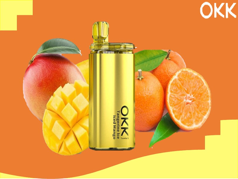 OKK Dual Flvr Tangerine Ice + Iced Mango