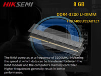 HIKSEMI Neo Ddr4 3200  8Gb Desktop Ram