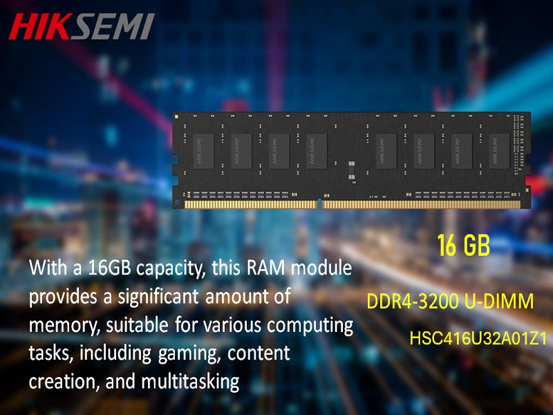 HIKSEMI Neo Ddr4 3200 16Gb Desktop Ram