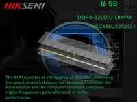 HIKSEMI Neo Ddr4 3200 16Gb Desktop Ram