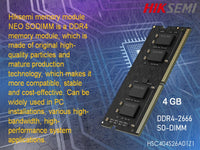 HIKSEMI Neo Ddr4 2666 4Gb Laptop Ram