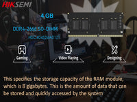HIKSEMI Neo Ddr4 2666 4Gb Laptop Ram