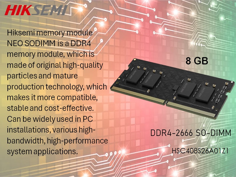 HIKSEMI Neo Ddr4 2666 8Gb Laptop Ram