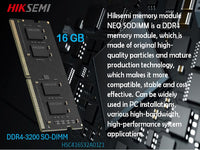 HIKSEMI Neo Ddr4 3200 16Gb Laptop Ram