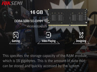 HIKSEMI Neo Ddr4 3200 16Gb Laptop Ram