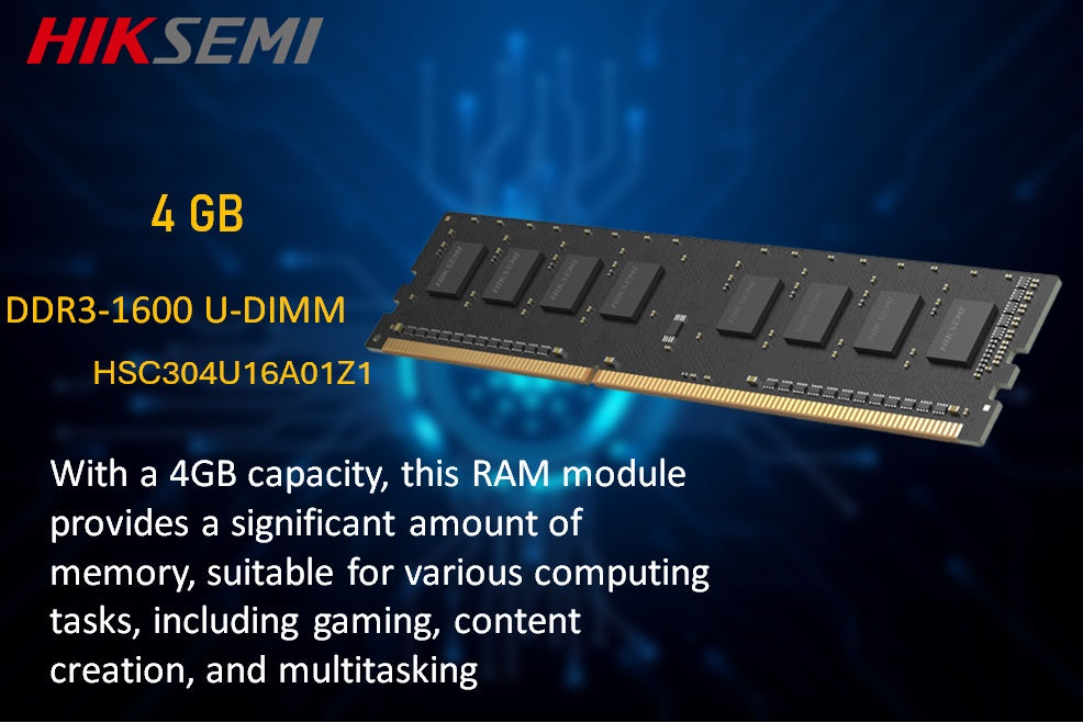 HIKSEMI Neo Ddr3 1600 4Gb Desktop Ram