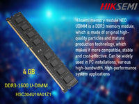 HIKSEMI Neo Ddr3 1600 4Gb Desktop Ram