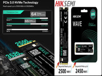 HIKSEMI Wave M.2 Pcie 3.0 Nvme 256Gb Ssd