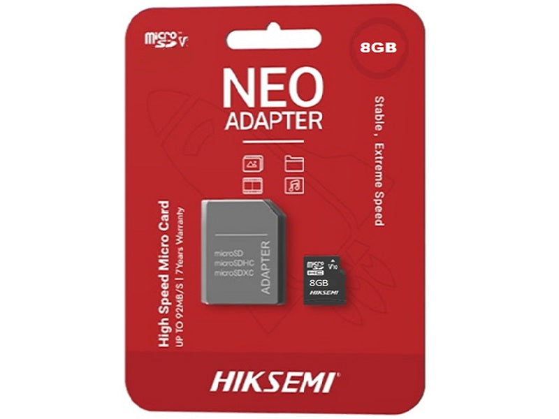 HIKSEMI Neo Adapter 8Gb Micro Sd Card
