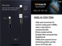 HIKSEMI 256Gb Spear Portable Ssd Black