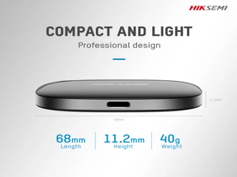 HIKSEMI 512Gb External Ssd Black