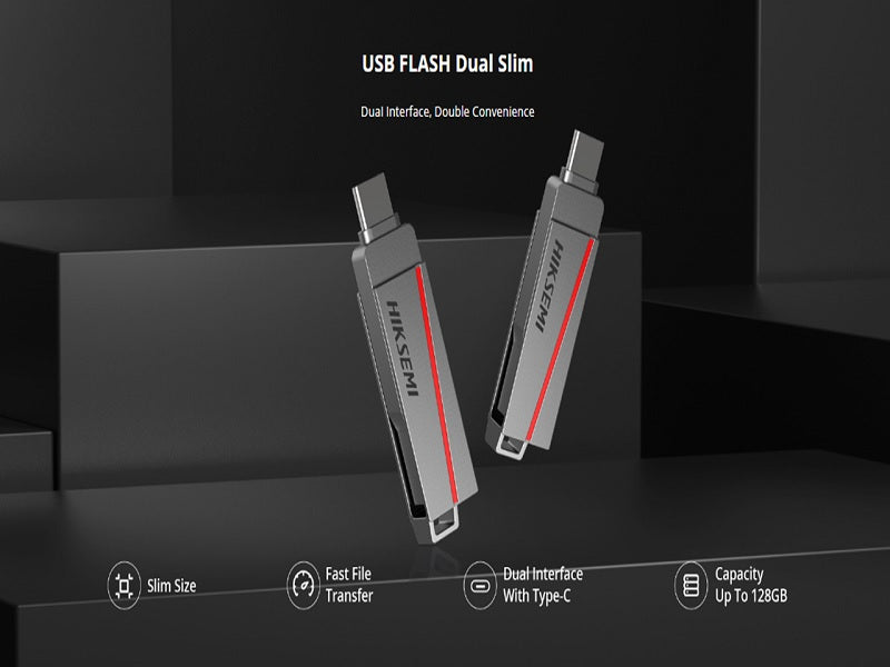 HIKSEMI 16Gb Dual Slim Usb 3.2 Usb