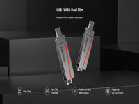 HIKSEMI 16Gb Dual Slim Usb 3.2 Usb