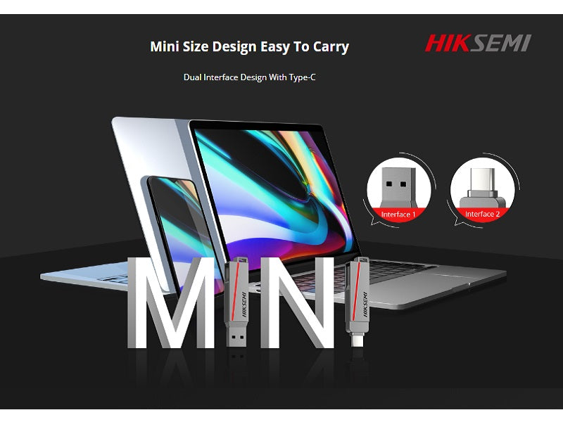 HIKSEMI Dual Slim Usb 3.2 32 Gb Usb