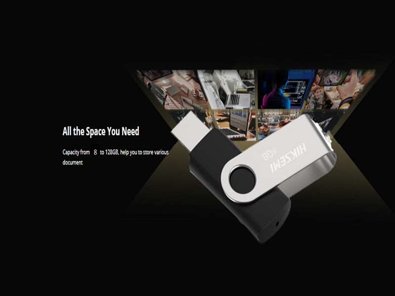 HIKSEMI Rotary 8Gb Usb 2.0 Flash Drive