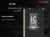 HIKSEMI Ddr4 3200 16Gb Laptop Ram