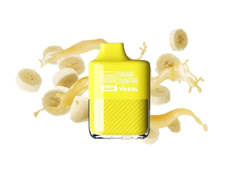 VOZOL 5000 Puff Dispos Banana Smoothi 5%