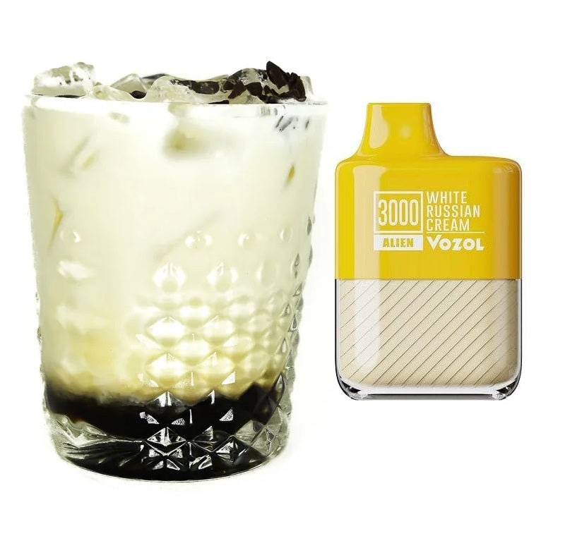 VOZOL Alien 3000 Dispos White Russian Cr
