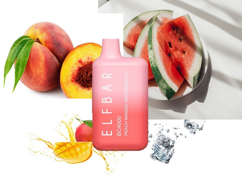ELFBAR Bc4000 Dispos Peach Mango Waterme