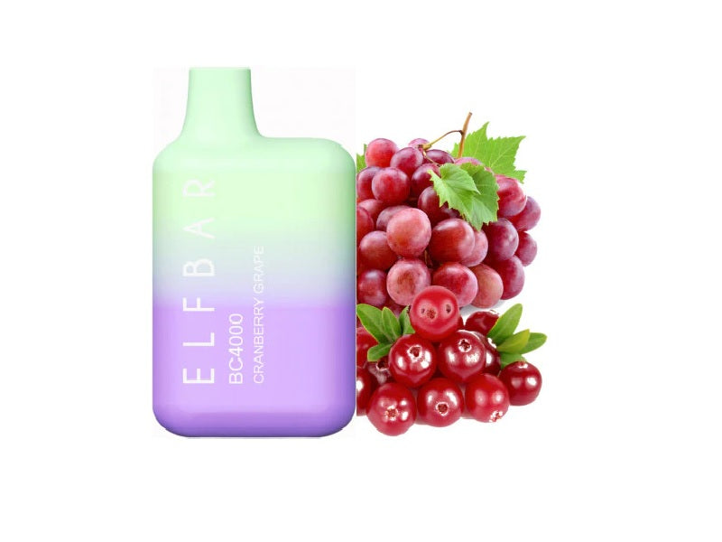 ELFBAR Bc4000 Dispo Cranberry Grape