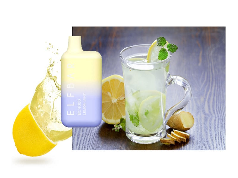 ELFBAR Bc4000 Dispos Lemon Mint