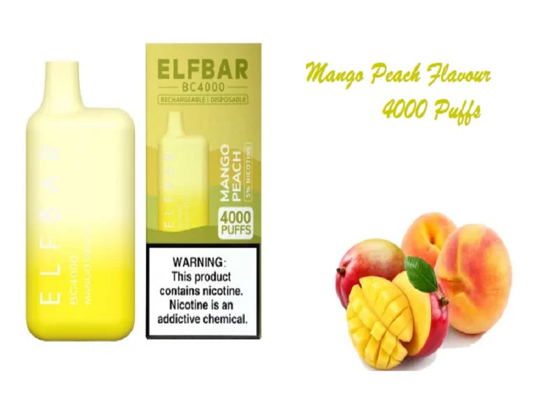 ELFBAR Bc4000 Dispos Mango Peach