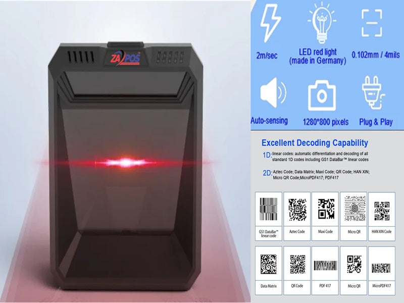 SUPERLEAD 2D Barcode Box Scanner
