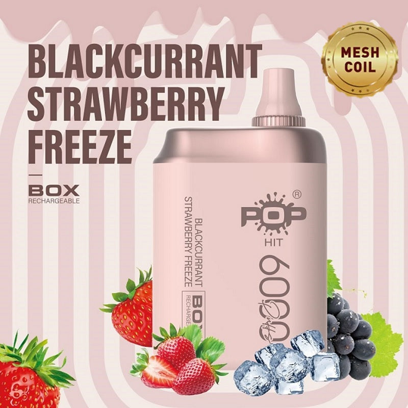 POPHIT Blackcurrent Strawberry Frez 6000
