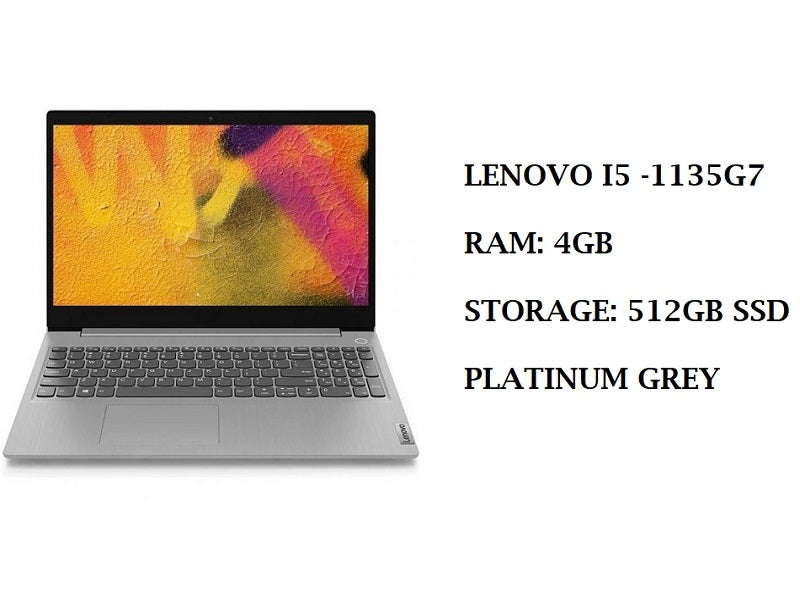 LENOVO Laptop I5-1135G7-4Gb-512Ssd-W10Sl