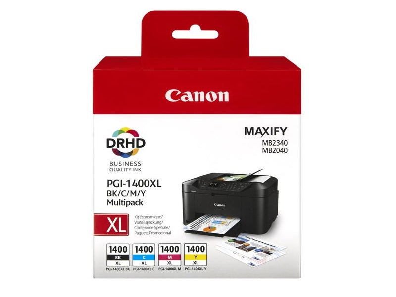 CANON Cart Pgi1400Xl Bk/Y/M/C Multi Pack