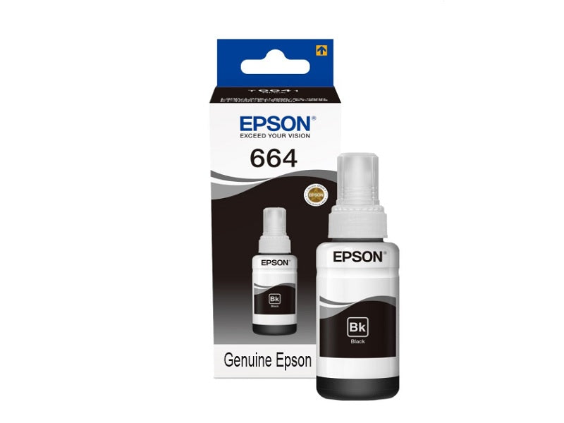 EPSON T6641 Black Ink Bottle 70Ml