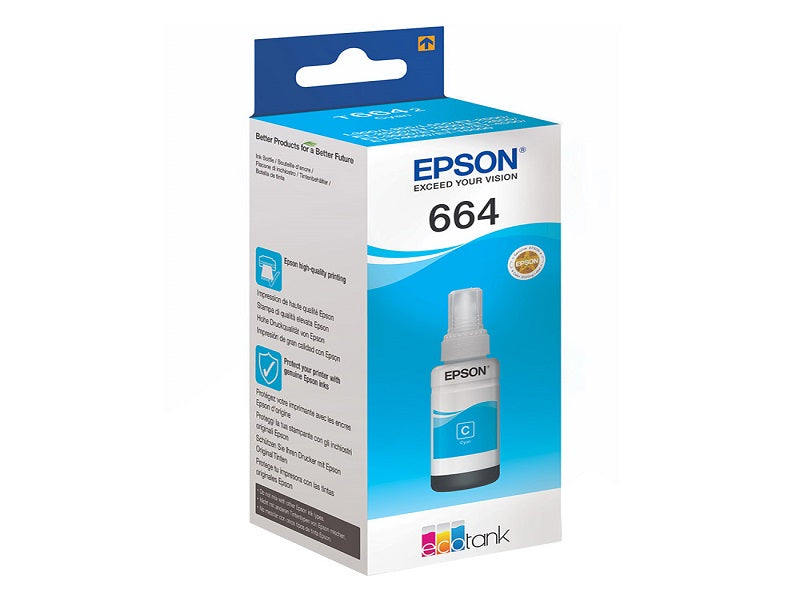 EPSON T6642 Cyan Ink Bottle 70Ml