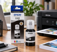 EPSON 112 Ink 127Ml Pigment Black Bottle