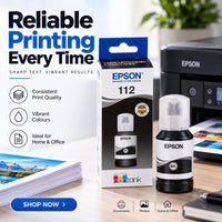 EPSON 112 Ink 127Ml Pigment Black Bottle