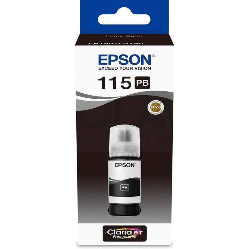 Genuine Epson 115 EcoTank black ink bottle 70ml