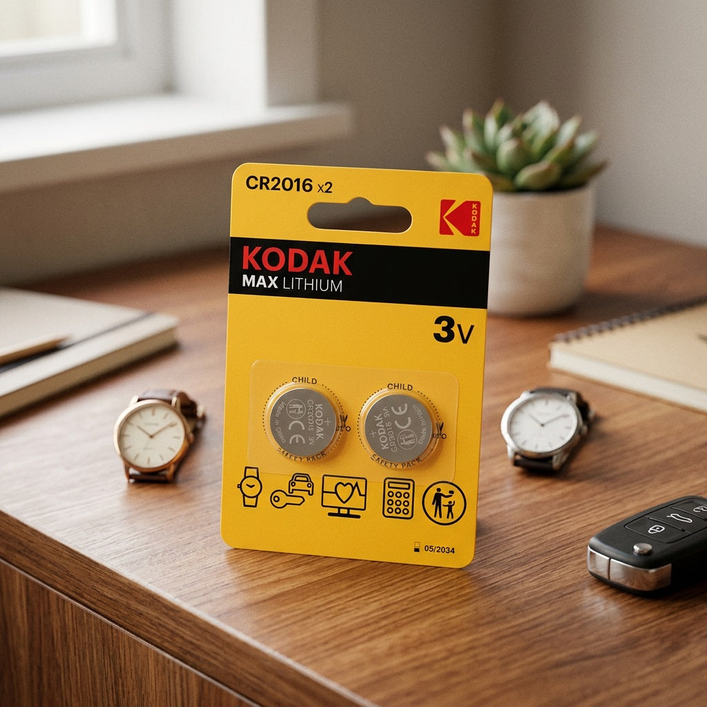 Kodak Max Lithium CR2016 2X Battery – view 2