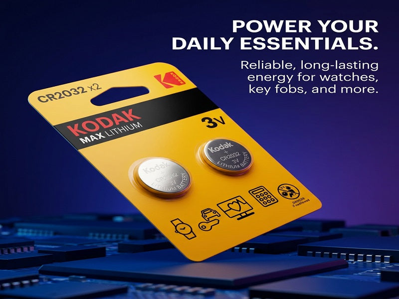 Kodak Max Lithium CR2032 2X Battery