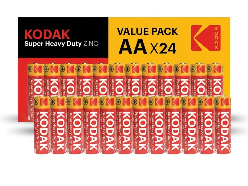 KODAK ZINC SUPER HEAV AA BATTERY AAX24