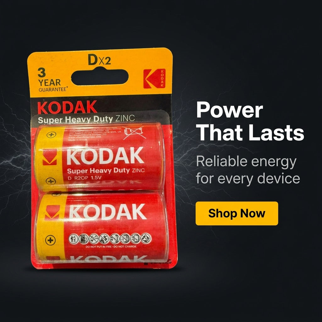 KODAK Super Heavy Duty Zinc D R2OP 1.5V – view 4