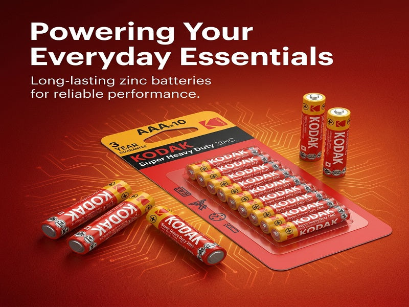 KODAK ZINC SUPER HEAV AAA BATTERY AAAX10