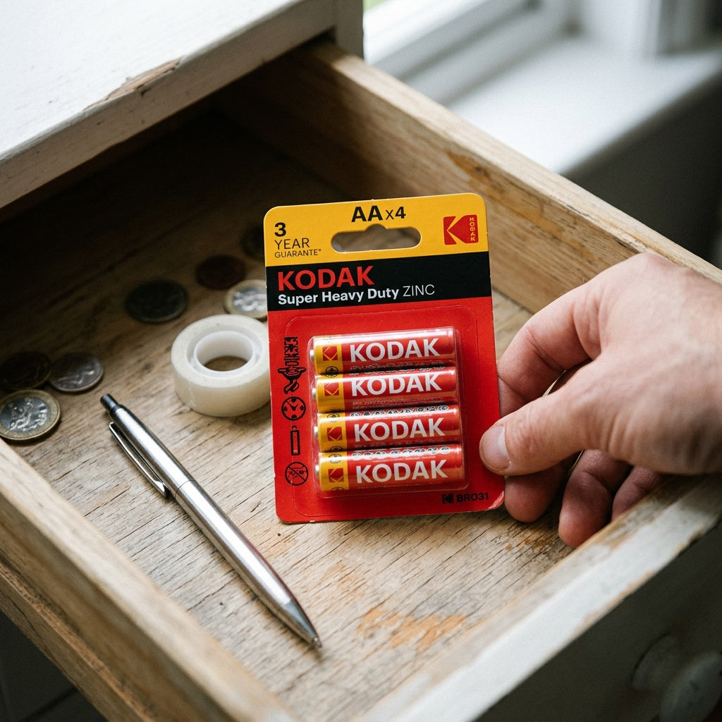 KODAK ZINC SUPER HEAVY AA 4pk BATTERY – view 2